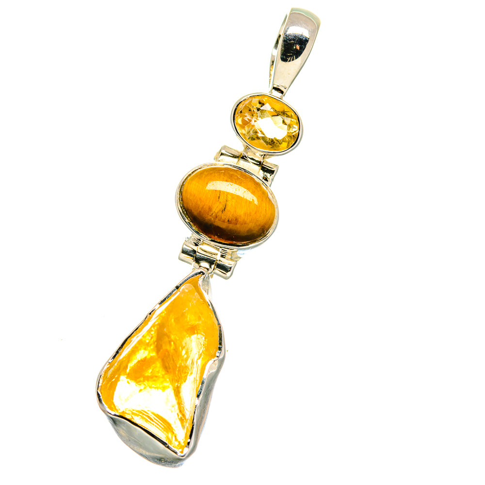 Citrine Pendants handcrafted by Anasilvercos - PD17529