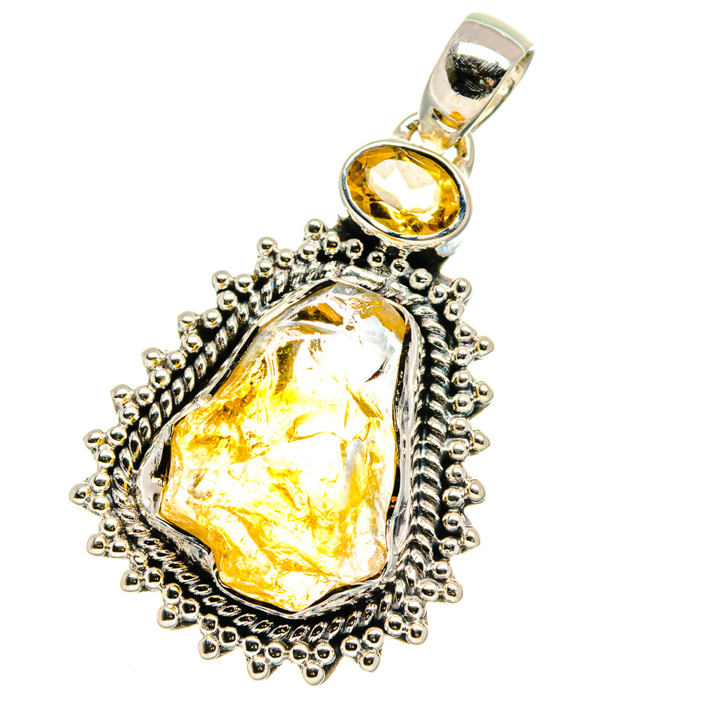 Citrine Pendants handcrafted by Anasilvercos - PD17534