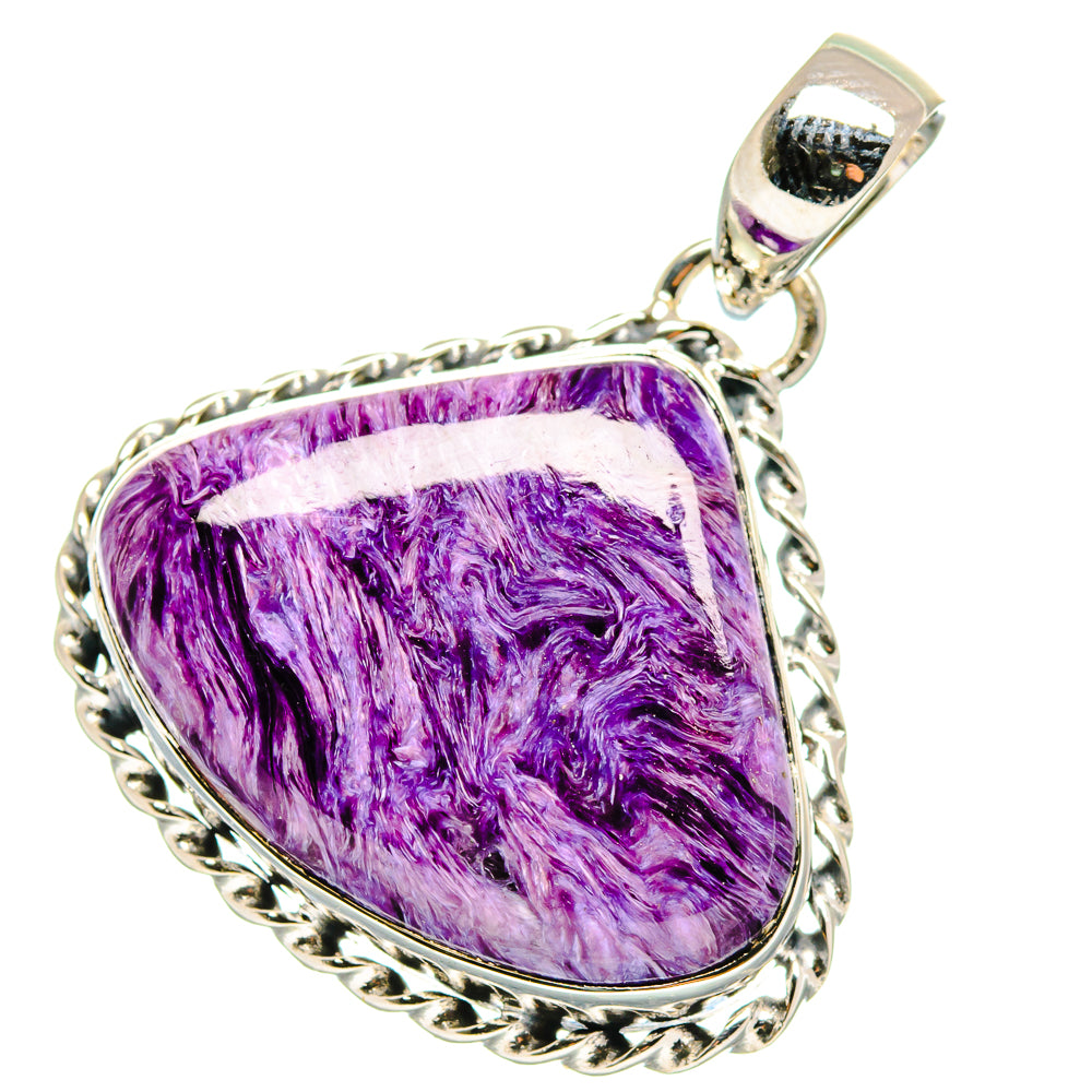 Charoite Pendants handcrafted by Anasilvercos - PD17538