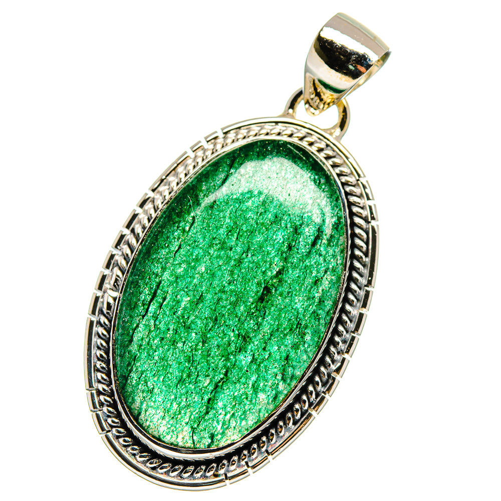 Green Aventurine Pendants handcrafted by Anasilvercos - PD17558