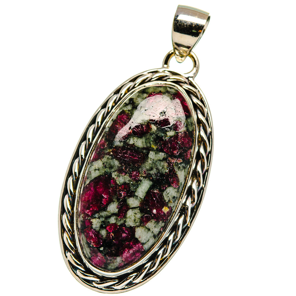 Russian Eudialyte Pendants handcrafted by Anasilvercos - PD17564