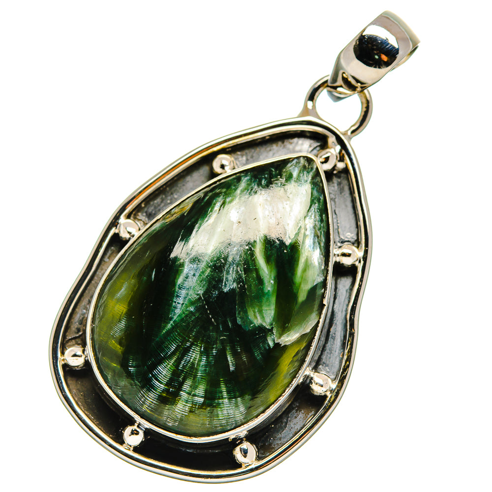 Seraphinite Pendants handcrafted by Anasilvercos - PD17568