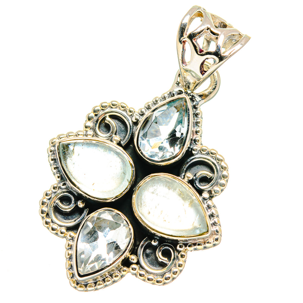 Aquamarine Pendants handcrafted by Anasilvercos - PD17587