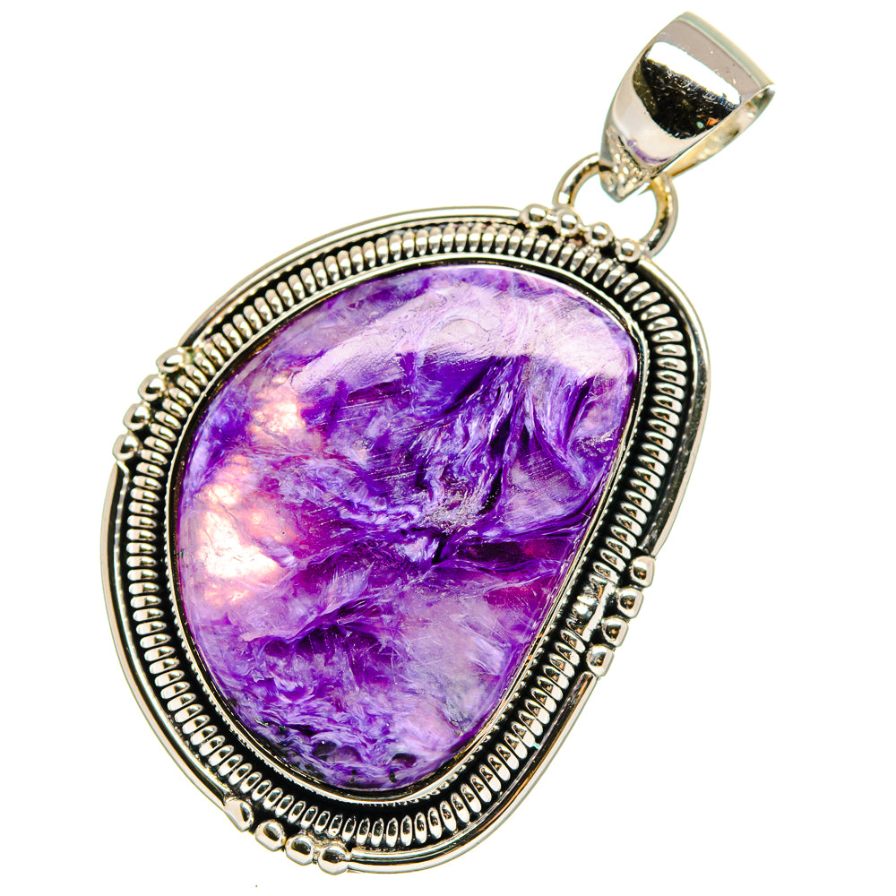 Charoite Pendants handcrafted by Anasilvercos - PD17605