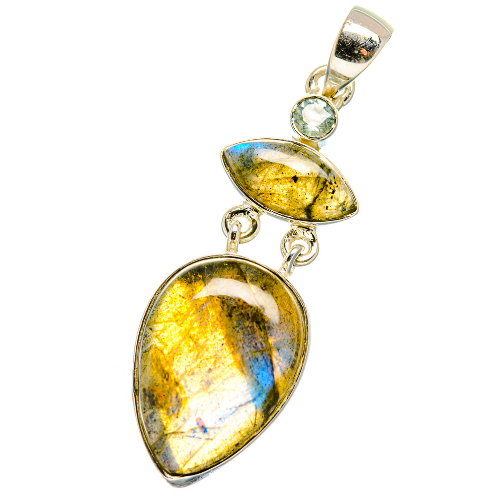 Labradorite Pendants handcrafted by Anasilvercos - PD17606