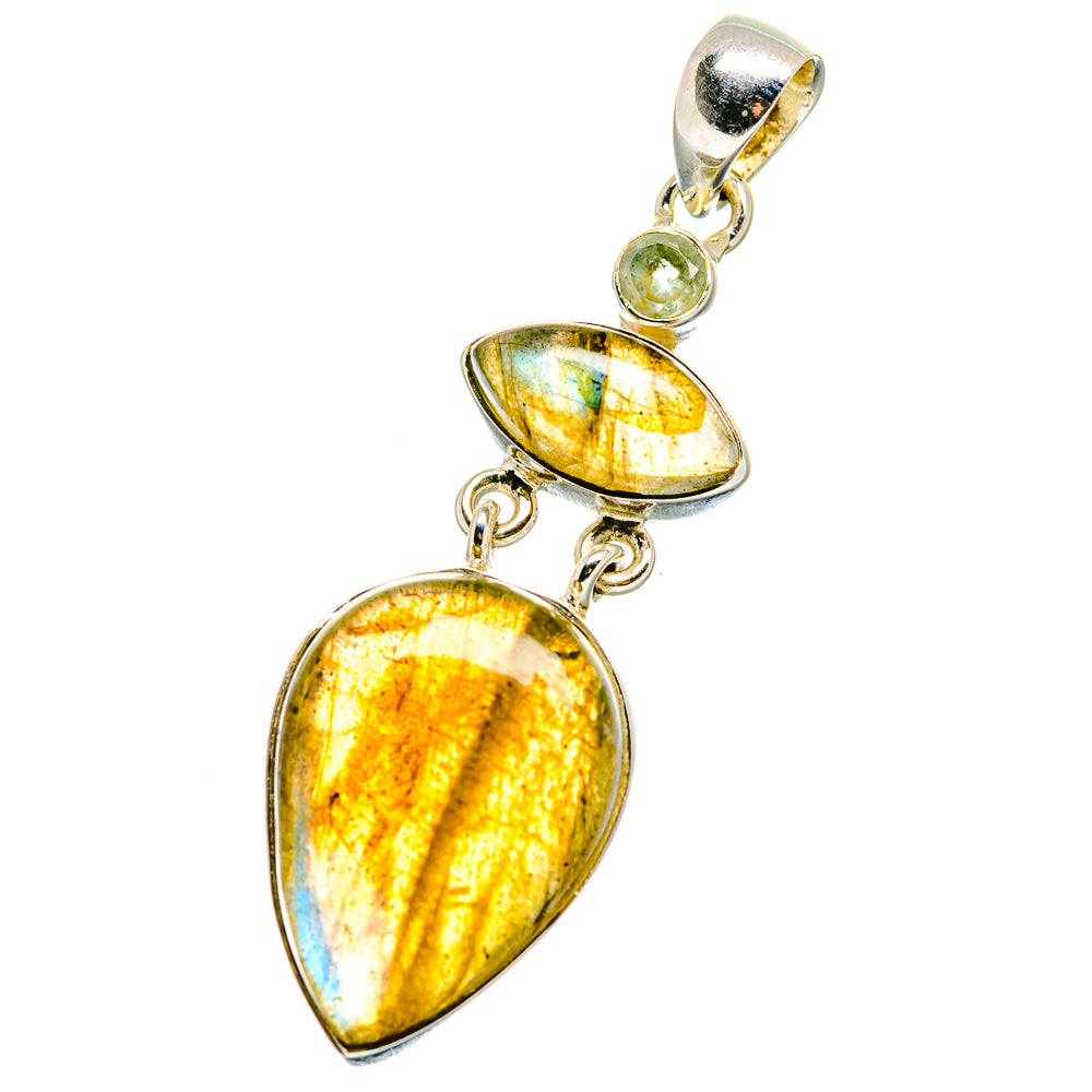Labradorite Pendants handcrafted by Anasilvercos - PD17608