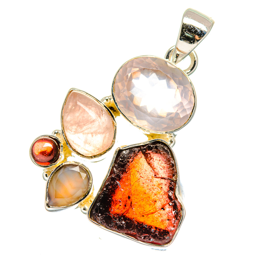 Garnet Pendants handcrafted by Anasilvercos - PD17619
