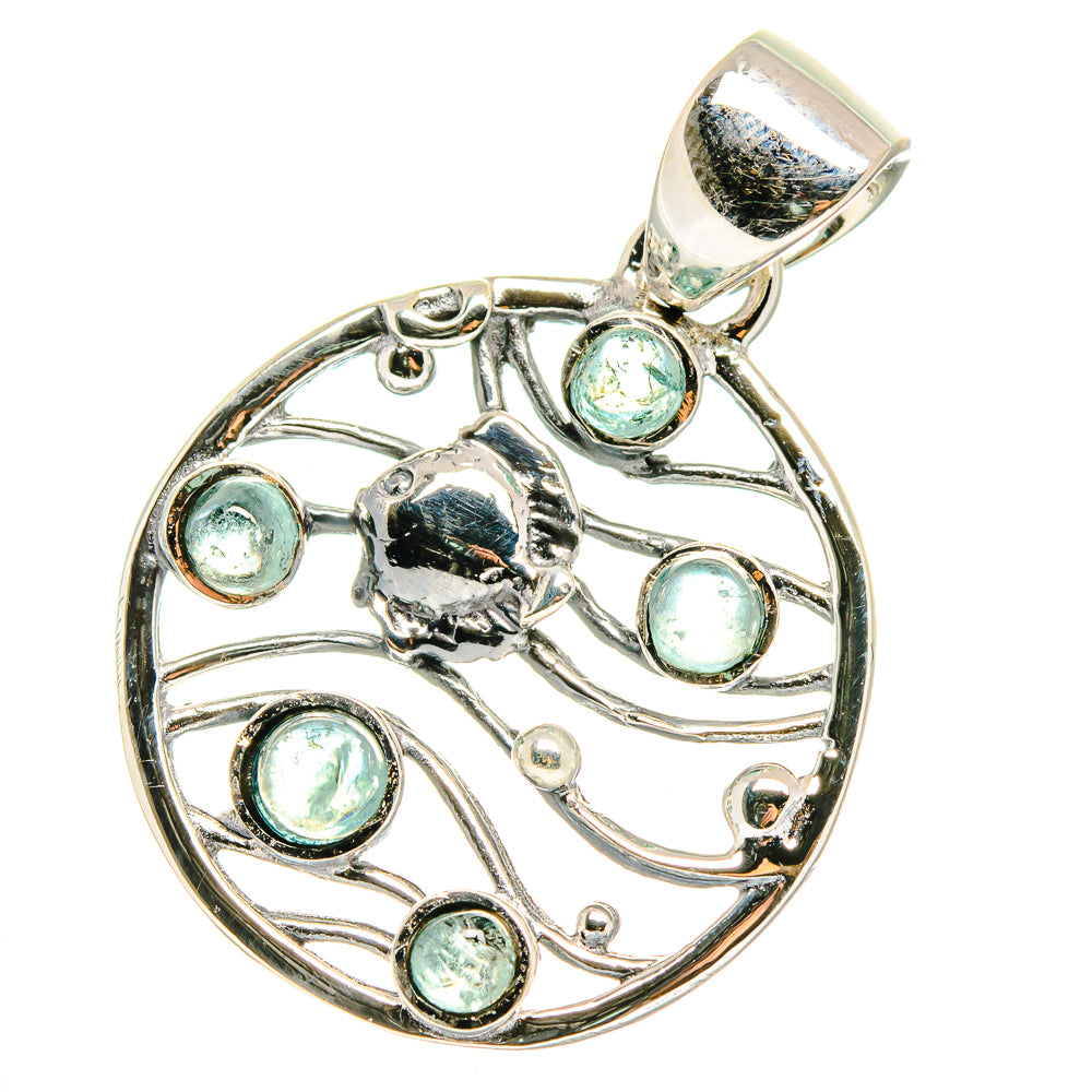 Aquamarine Pendants handcrafted by Anasilvercos - PD17620