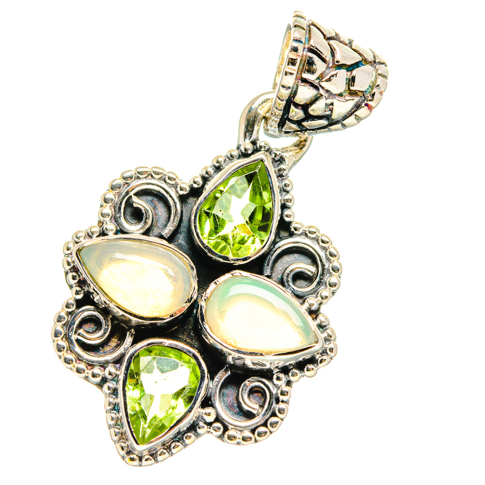 Ethiopian Opal Pendants handcrafted by Anasilvercos - PD17623
