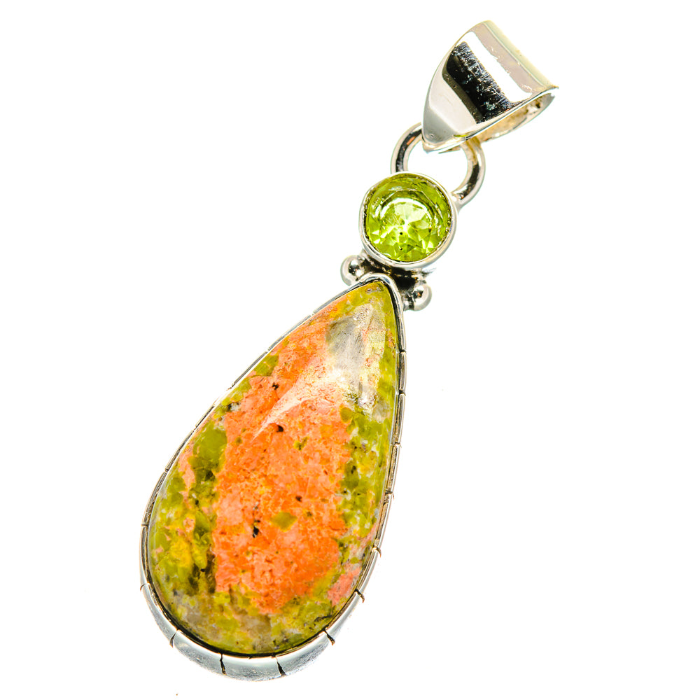 Unakite Pendants handcrafted by Anasilvercos - PD17626