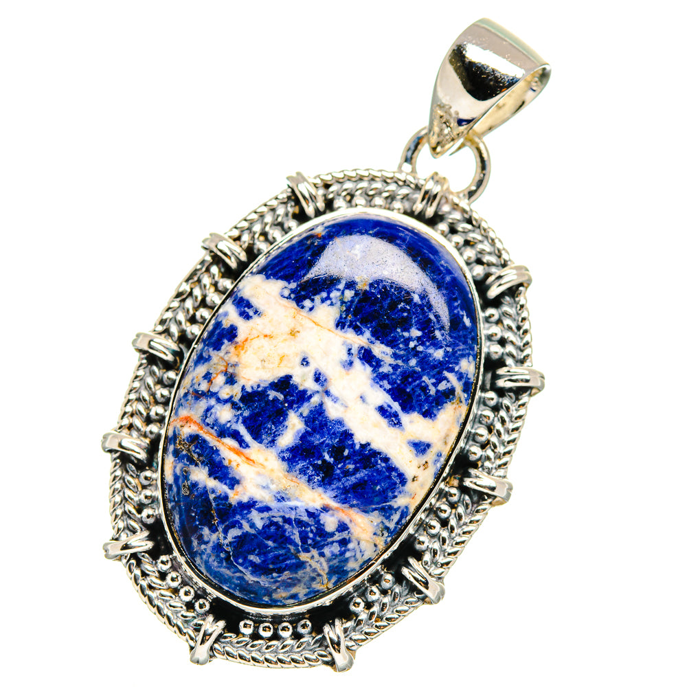 Sodalite Pendants handcrafted by Anasilvercos - PD17634