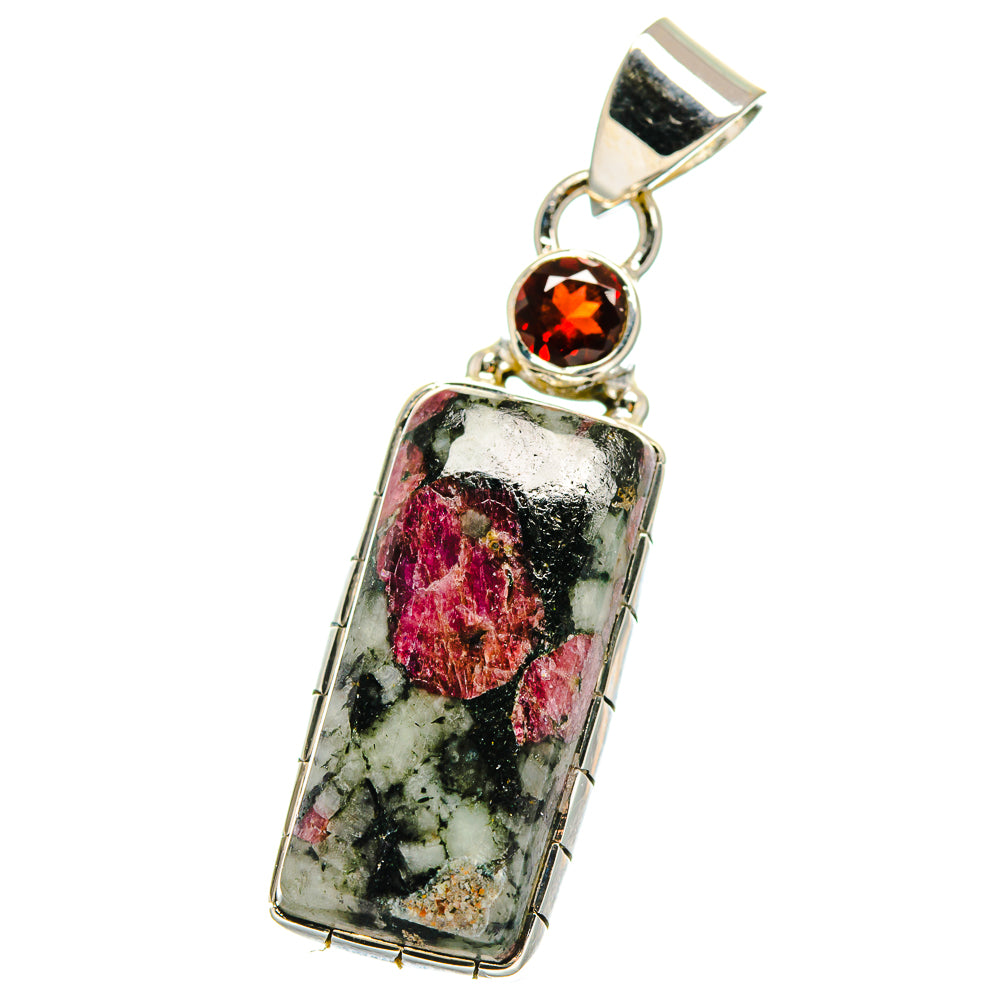 Russian Eudialyte Pendants handcrafted by Anasilvercos - PD17637