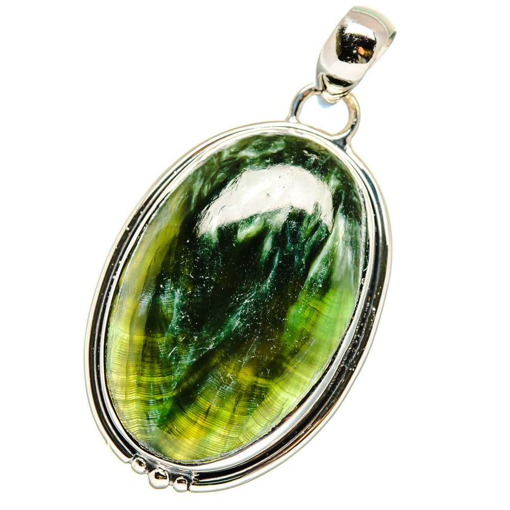 Seraphinite Pendants handcrafted by Anasilvercos - PD17641