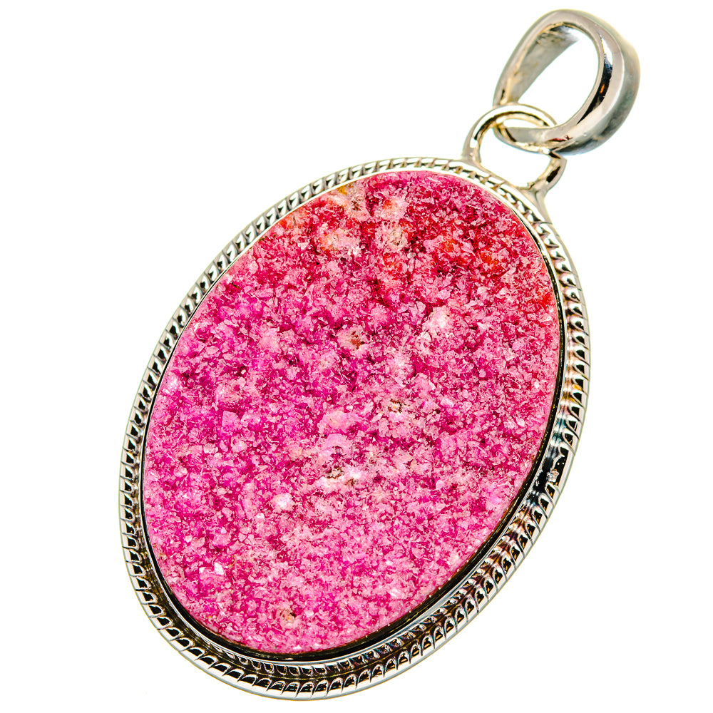 Cobalto Calcite Druzy Pendants handcrafted by Anasilvercos - PD17643