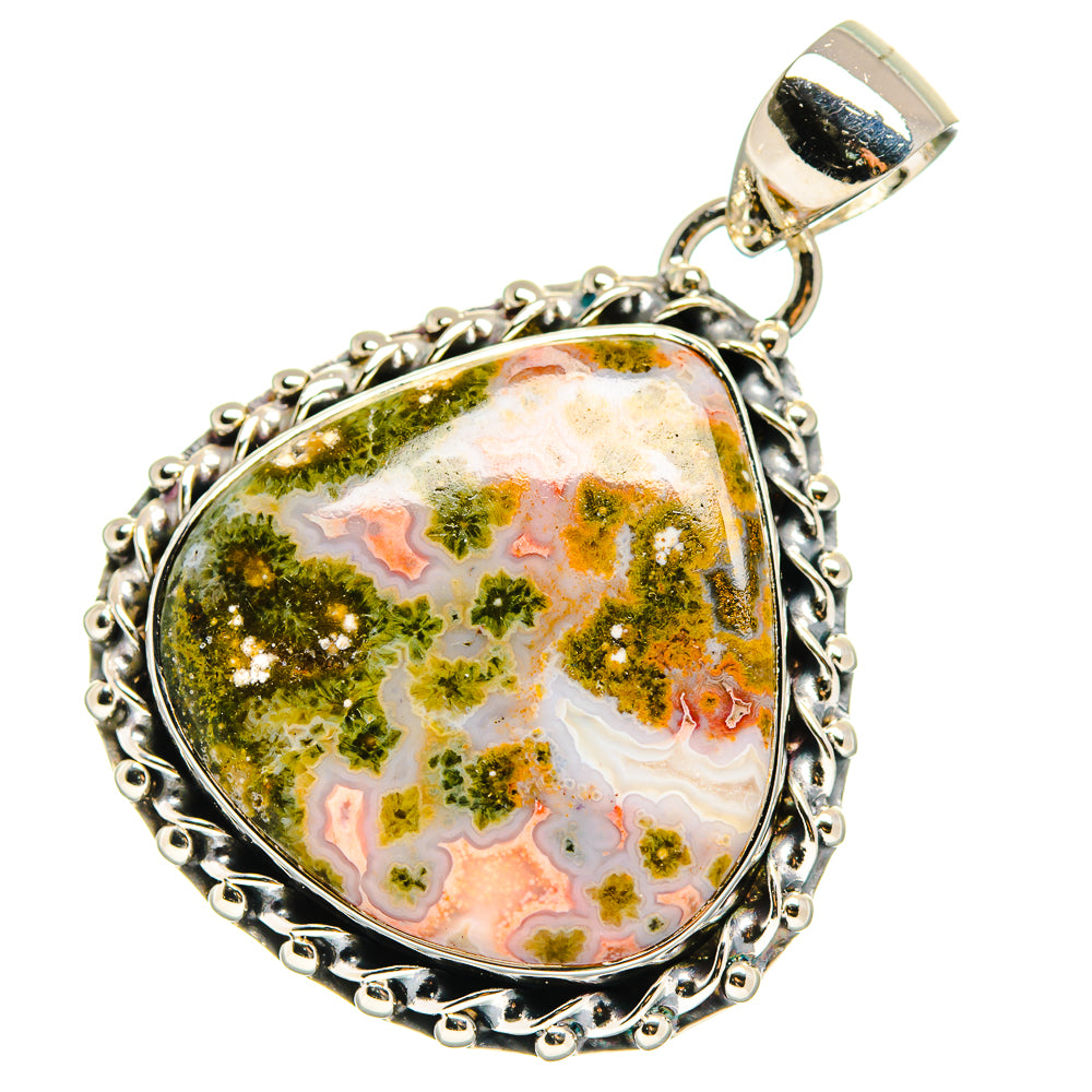 Ocean Jasper Pendants handcrafted by Anasilvercos - PD17644
