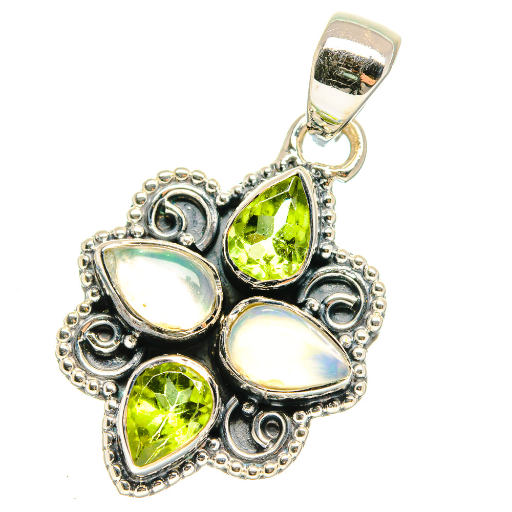 Ethiopian Opal Pendants handcrafted by Anasilvercos - PD17646