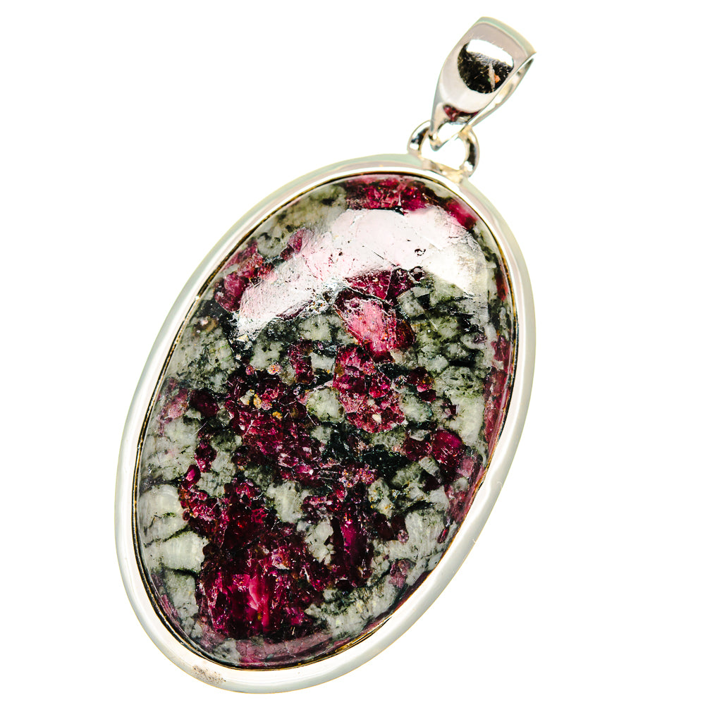 Russian Eudialyte Pendants handcrafted by Anasilvercos - PD17658