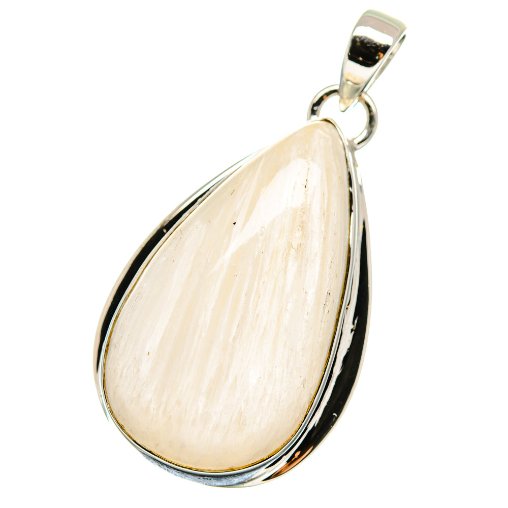 White Scolecite Pendants handcrafted by Anasilvercos - PD17666