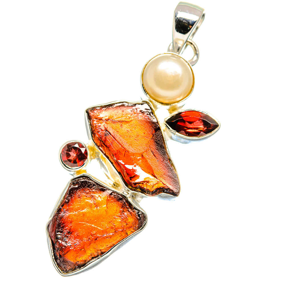 Garnet Pendants handcrafted by Anasilvercos - PD17683