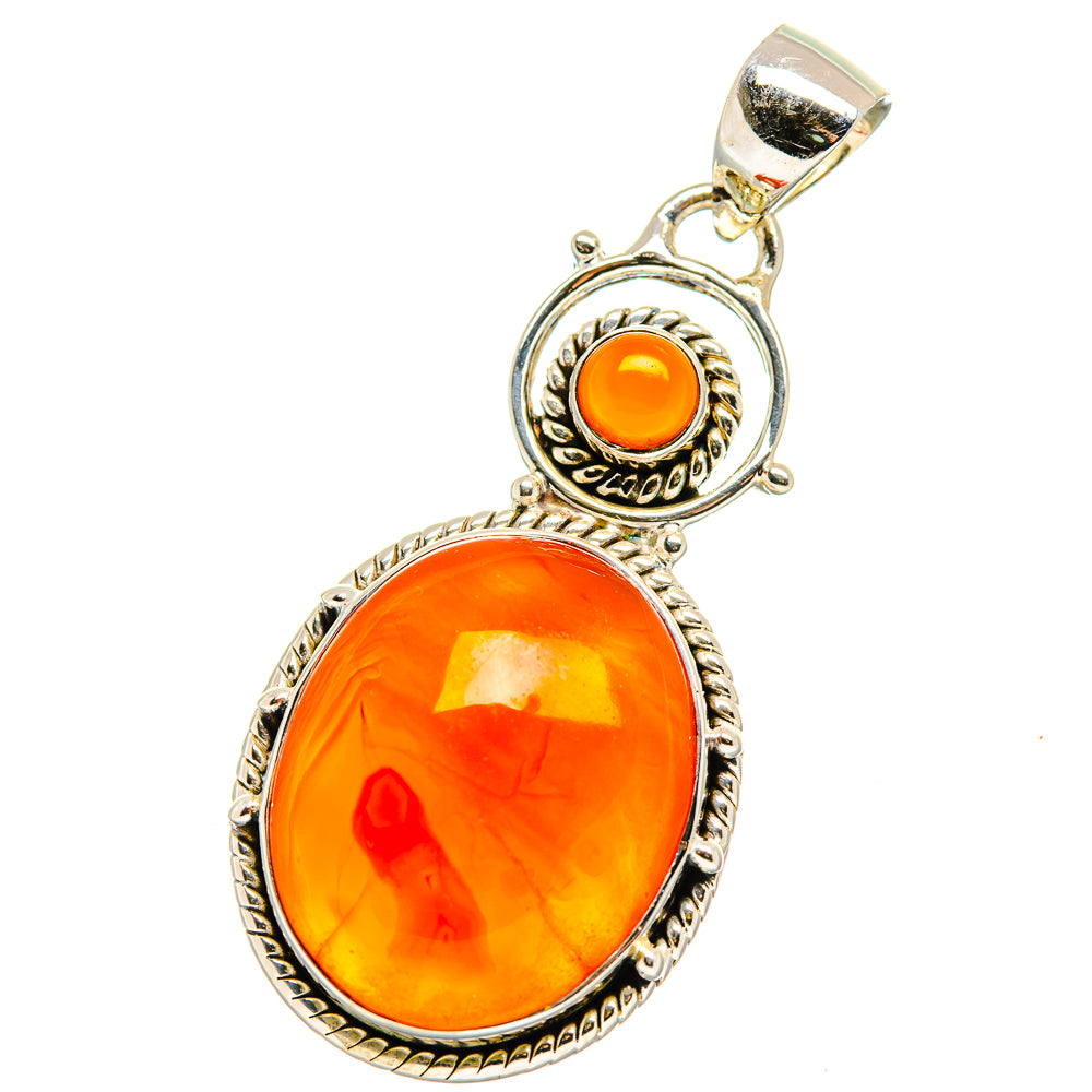 Carnelian Pendants handcrafted by Anasilvercos - PD17737