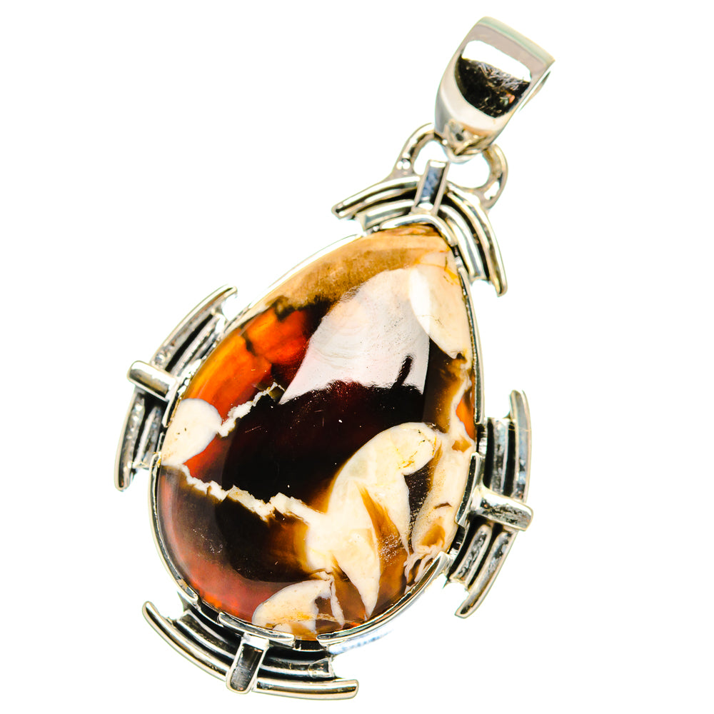 Peanut Wood Jasper Pendants handcrafted by Anasilvercos - PD17738