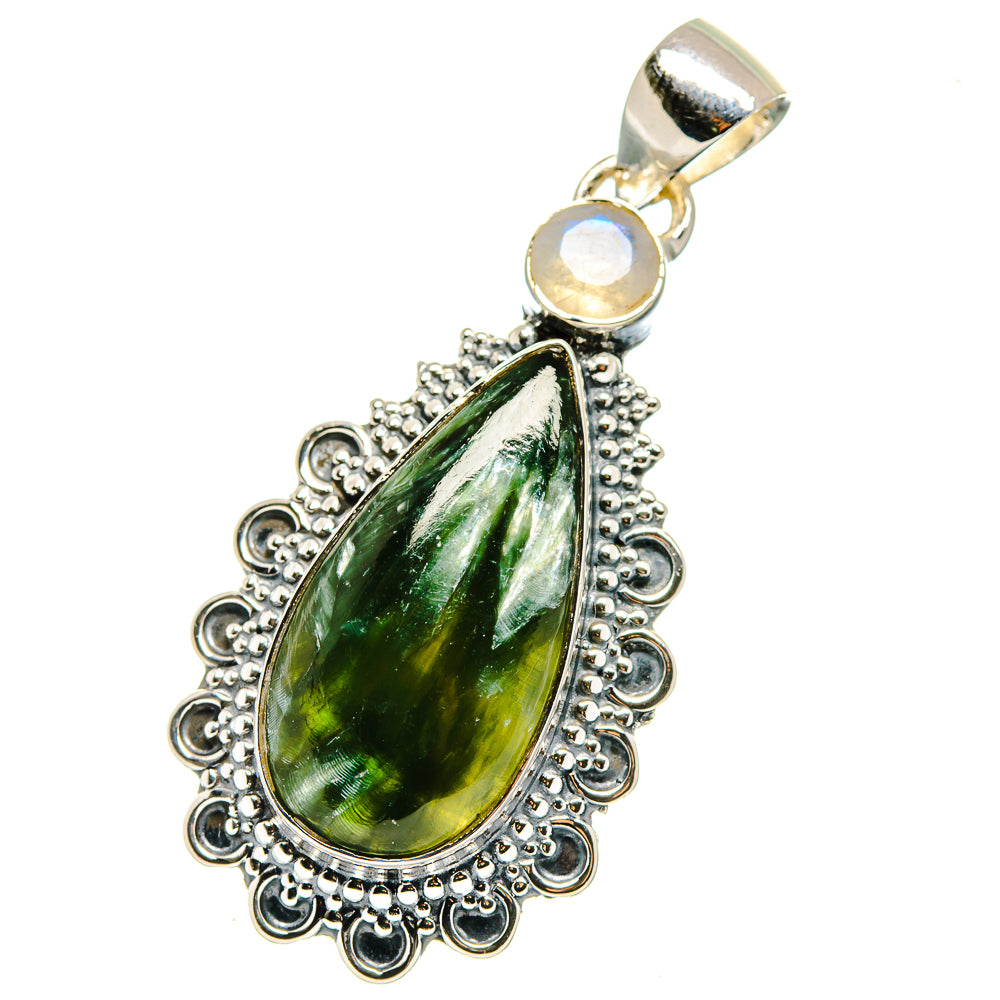 Seraphinite Pendants handcrafted by Anasilvercos - PD17741