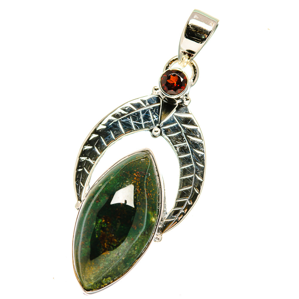 Bloodstone Pendants handcrafted by Anasilvercos - PD17746
