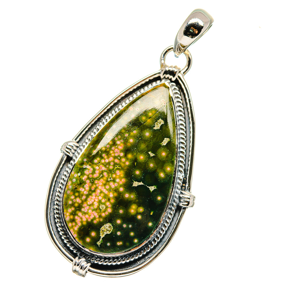 Ocean Jasper Pendants handcrafted by Anasilvercos - PD17749
