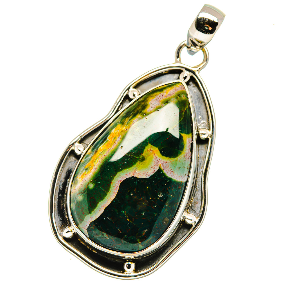 Ocean Jasper Pendants handcrafted by Anasilvercos - PD17750