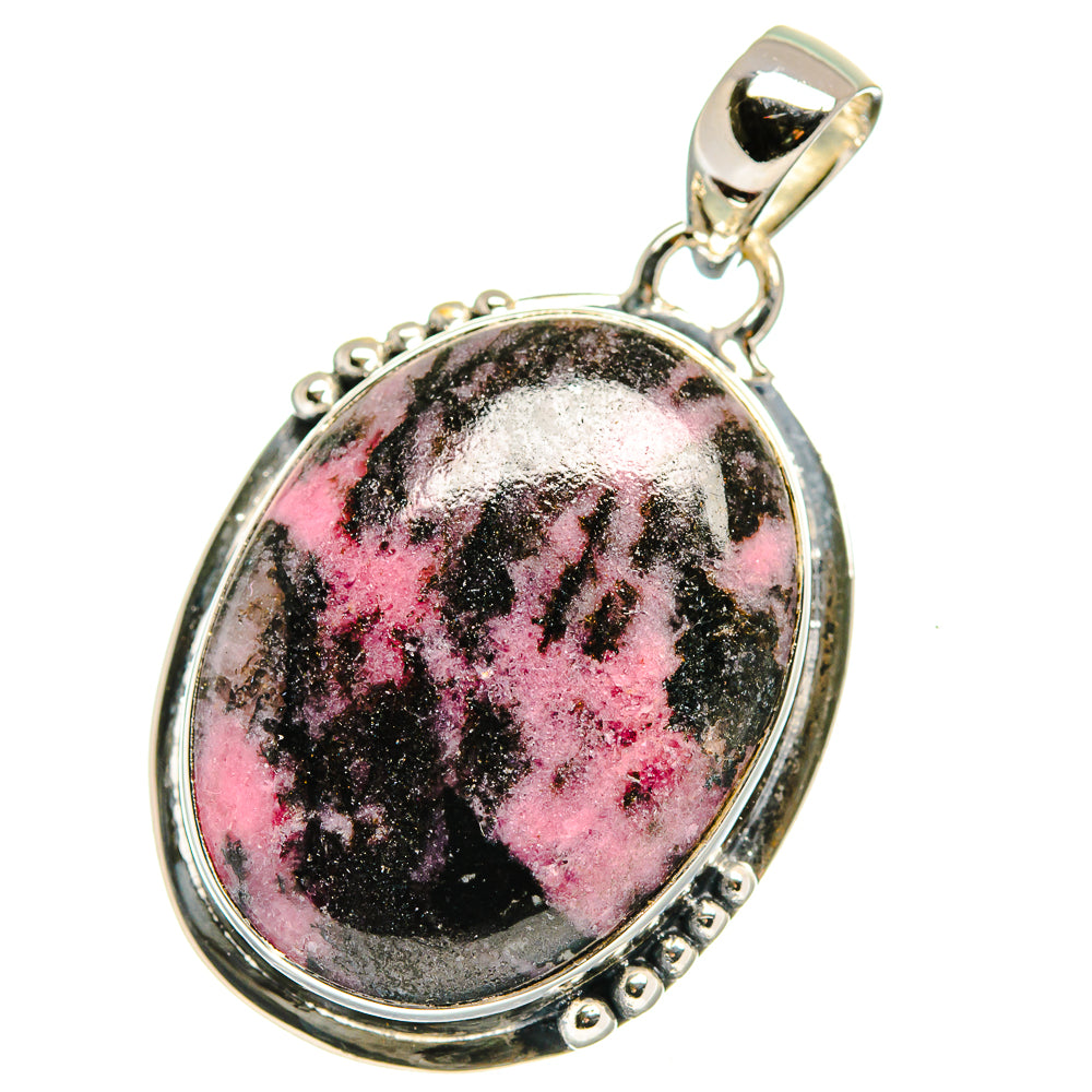 Rhodonite Pendants handcrafted by Anasilvercos - PD17752