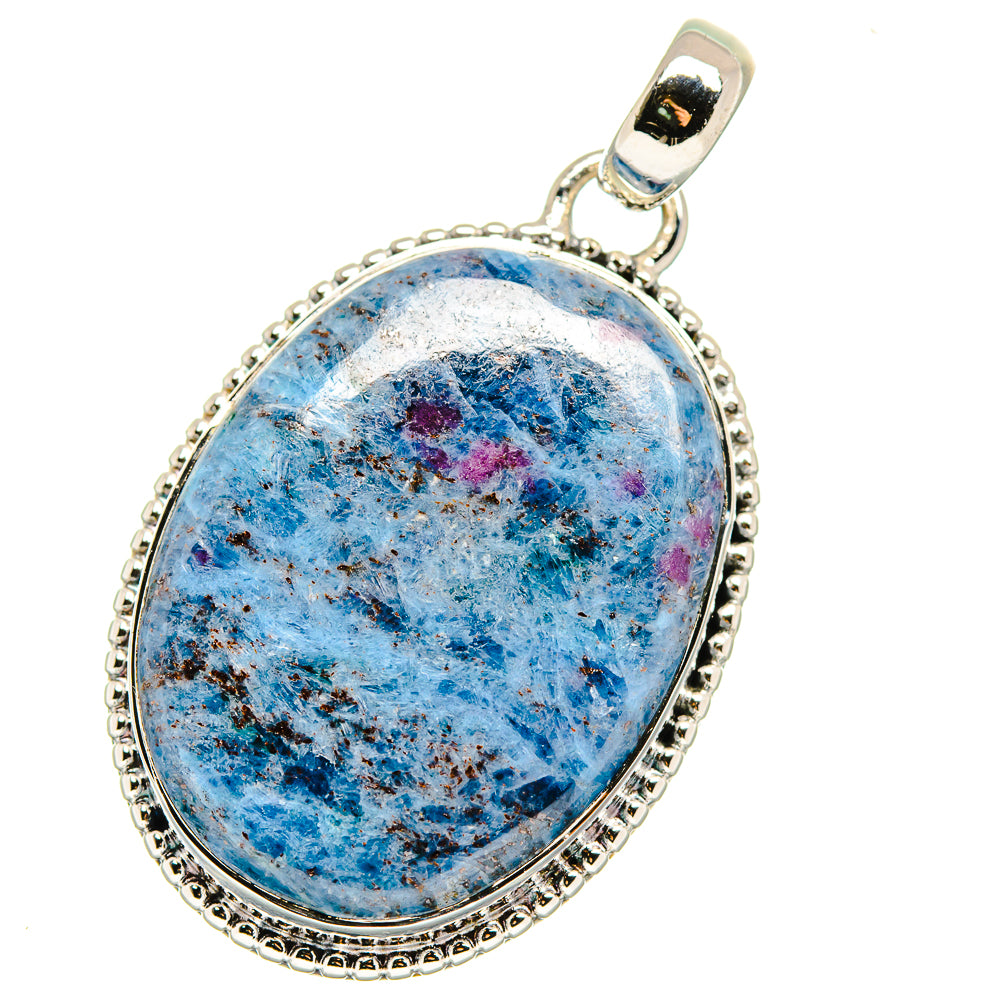 Ruby Fuchsite Pendants handcrafted by Anasilvercos - PD17758