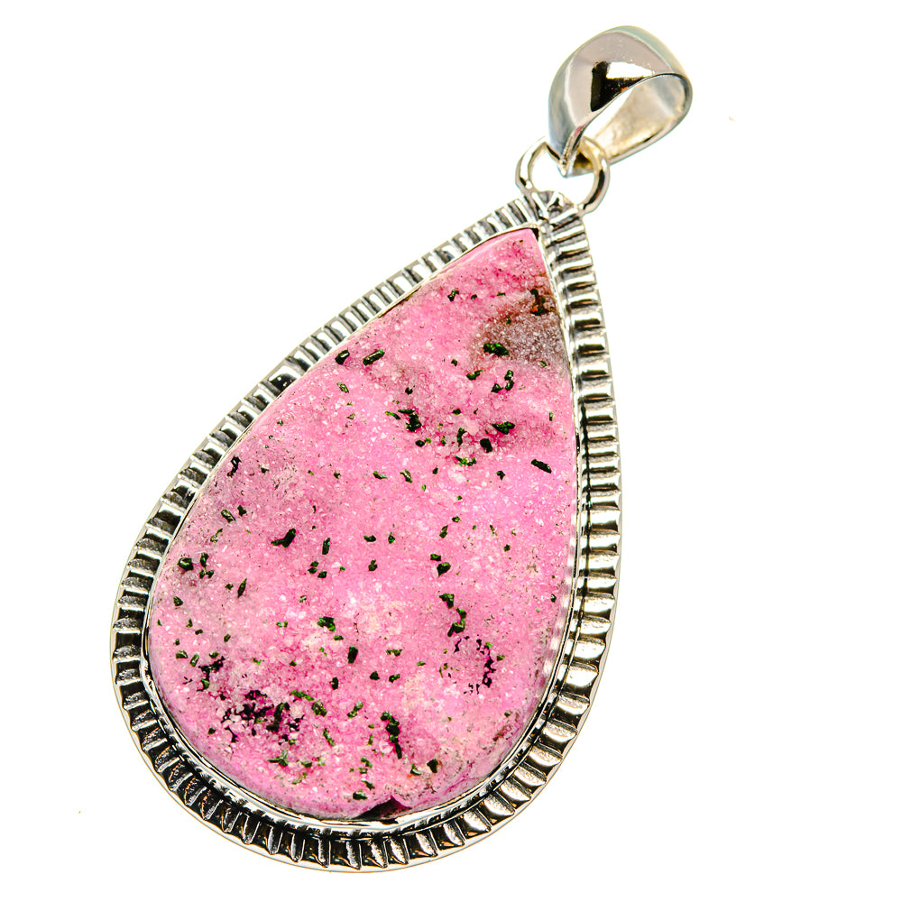 Cobalto Calcite Druzy Pendants handcrafted by Anasilvercos - PD17765