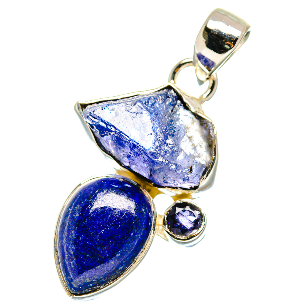 Lapis Lazuli Pendants handcrafted by Anasilvercos - PD17773