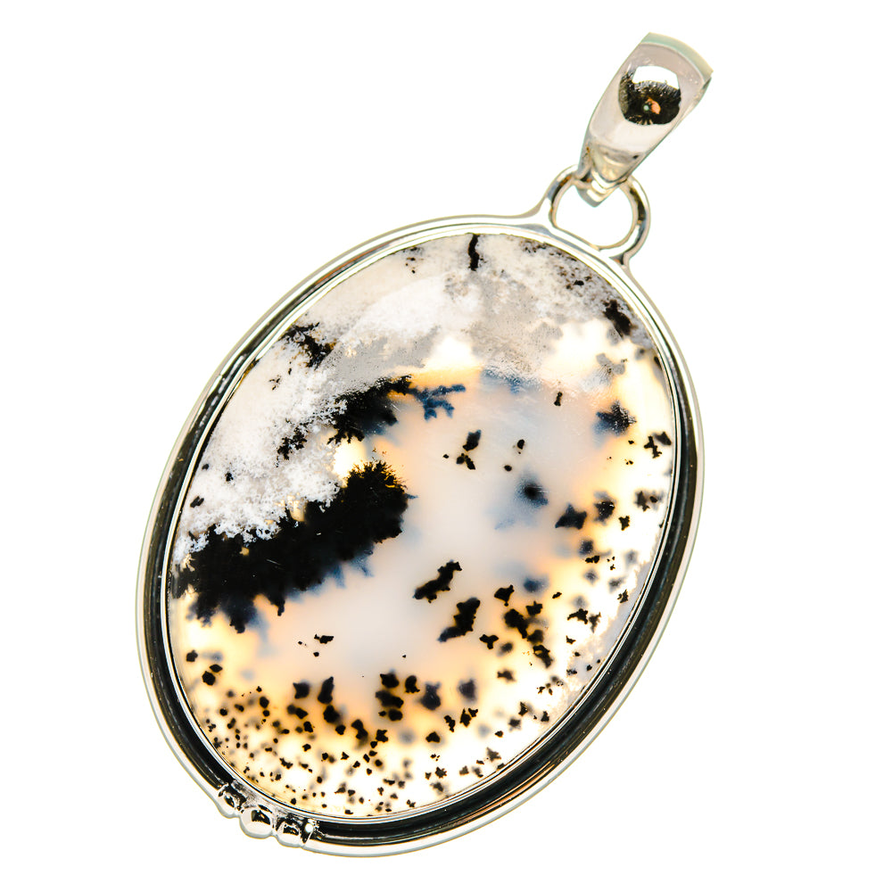 Dendritic Opal Pendants handcrafted by Anasilvercos - PD17783