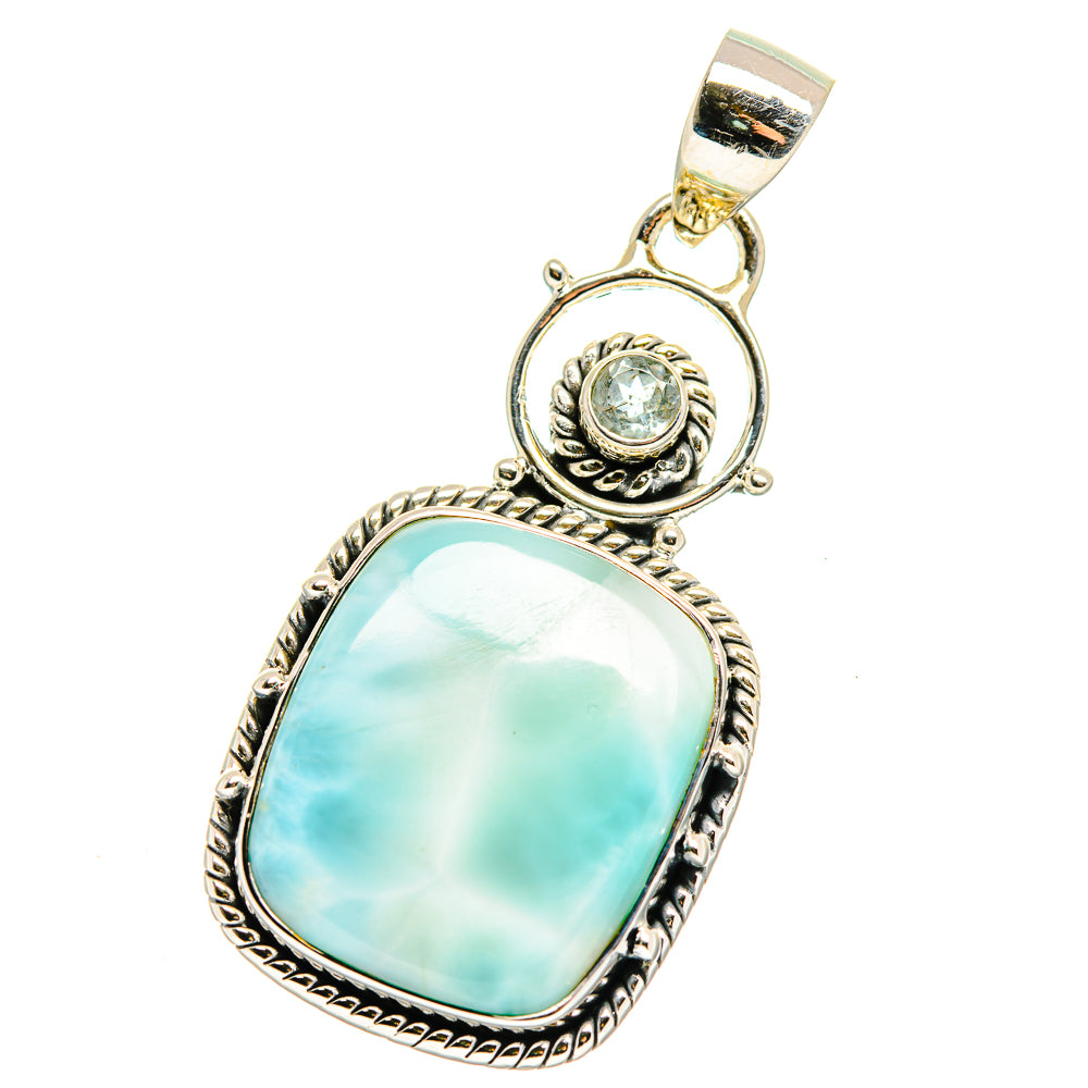 Larimar Pendants handcrafted by Anasilvercos - PD17793