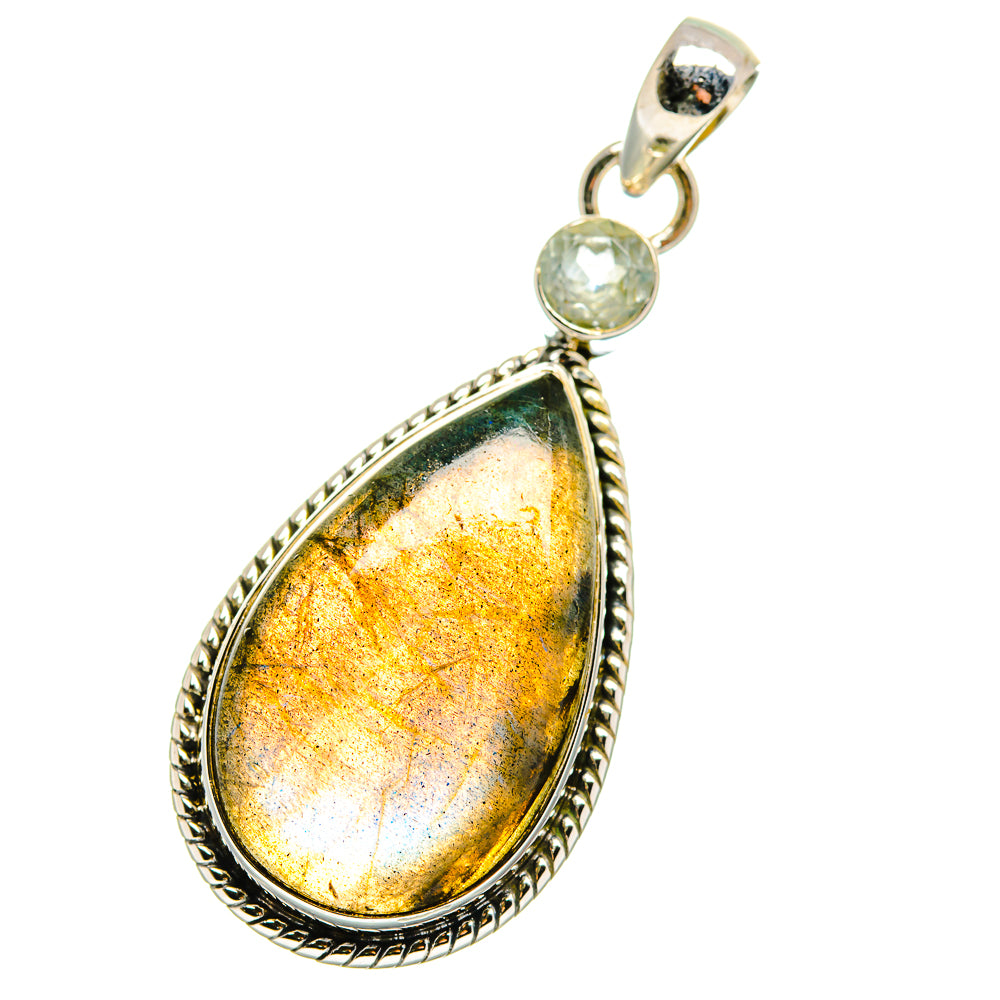 Labradorite Pendants handcrafted by Anasilvercos - PD17804