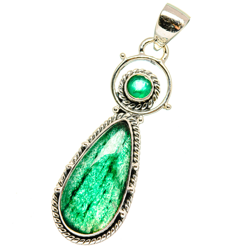 Green Aventurine Pendants handcrafted by Anasilvercos - PD17807