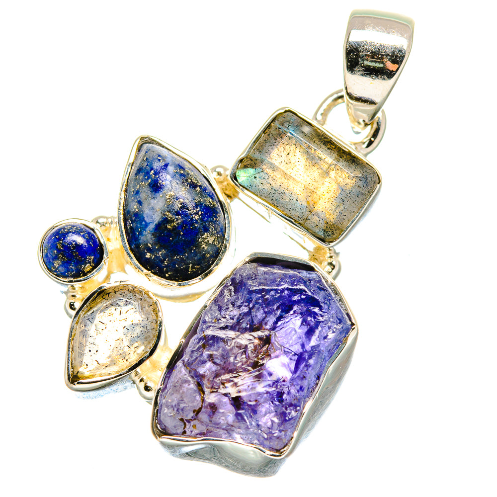 Tanzanite Pendants handcrafted by Anasilvercos - PD17812