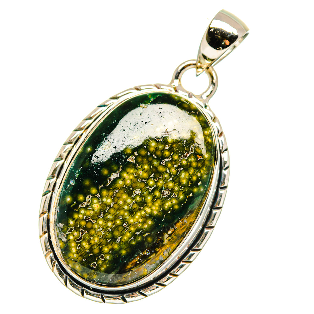 Ocean Jasper Pendants handcrafted by Anasilvercos - PD17816 - Photo 2