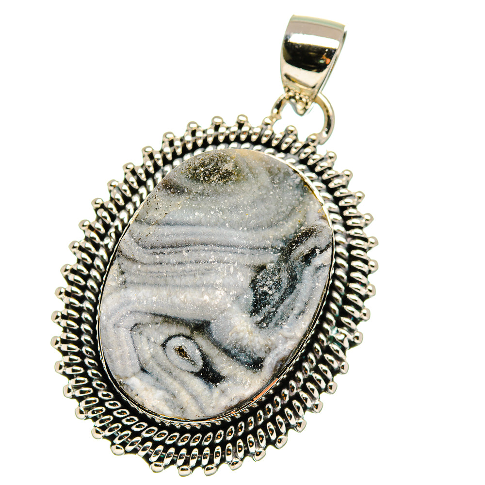 Desert Druzy Pendants handcrafted by Anasilvercos - PD17821 - Photo 2