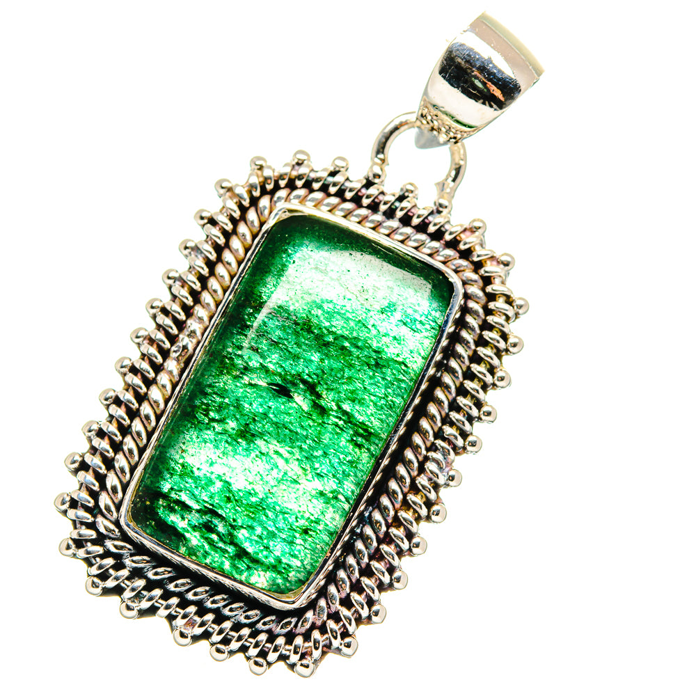 Green Aventurine Pendants handcrafted by Anasilvercos - PD17830