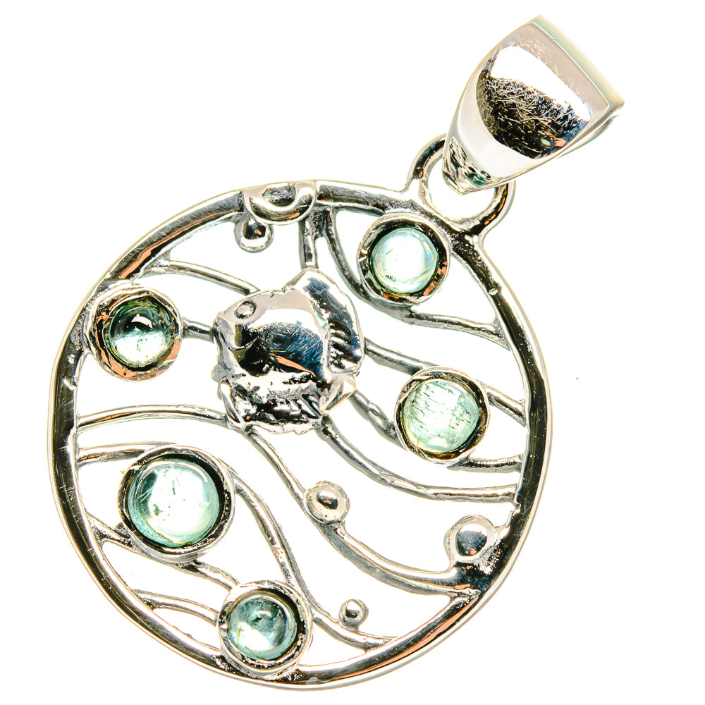 Aquamarine Pendants handcrafted by Anasilvercos - PD17833