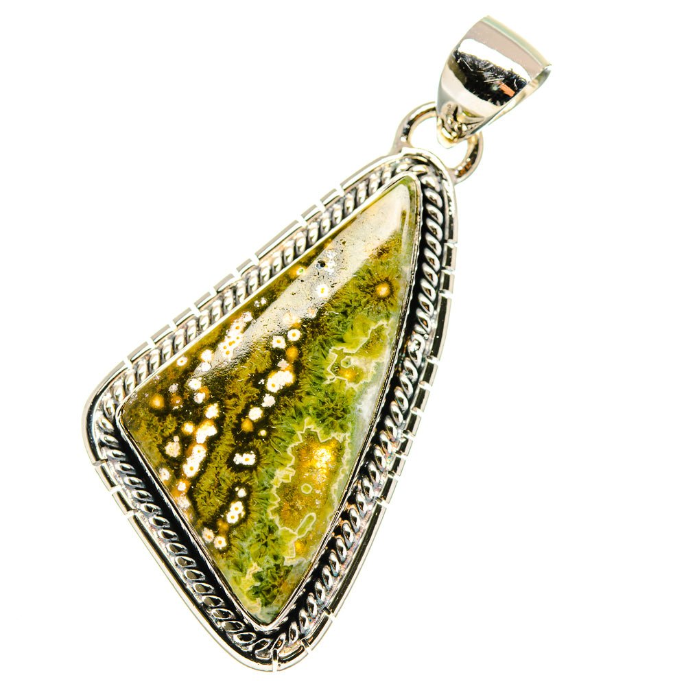 Ocean Jasper Pendants handcrafted by Anasilvercos - PD17842 - Photo 2