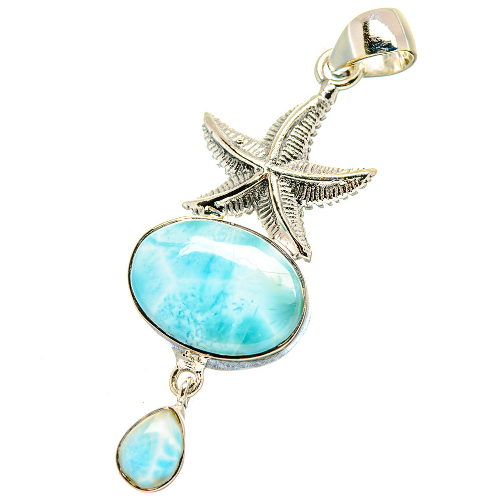 Larimar Pendants handcrafted by Anasilvercos - PD17844