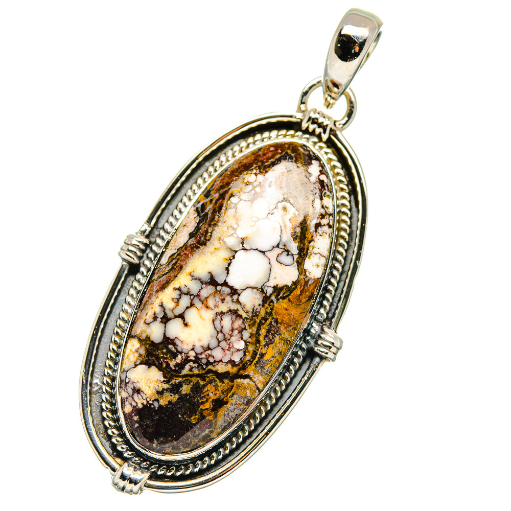 Wild Horse Jasper Pendants handcrafted by Anasilvercos - PD17846