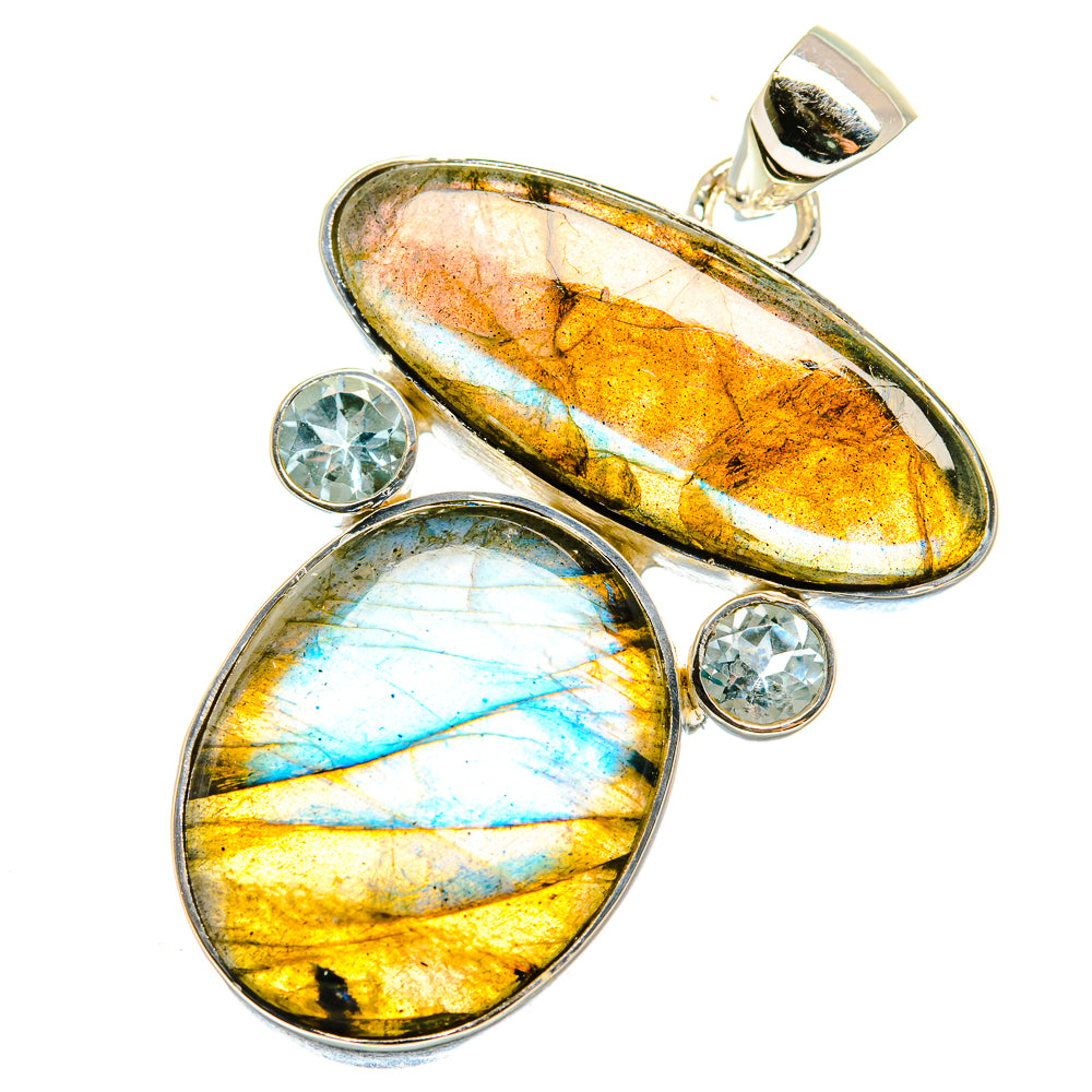 Labradorite Pendants handcrafted by Anasilvercos - PD17849