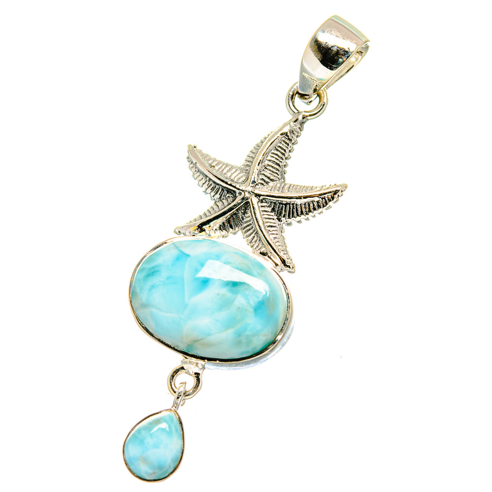 Larimar Pendants handcrafted by Anasilvercos - PD17863