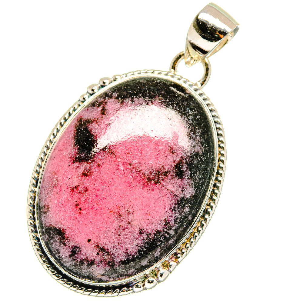 Rhodonite Pendants handcrafted by Anasilvercos - PD17864