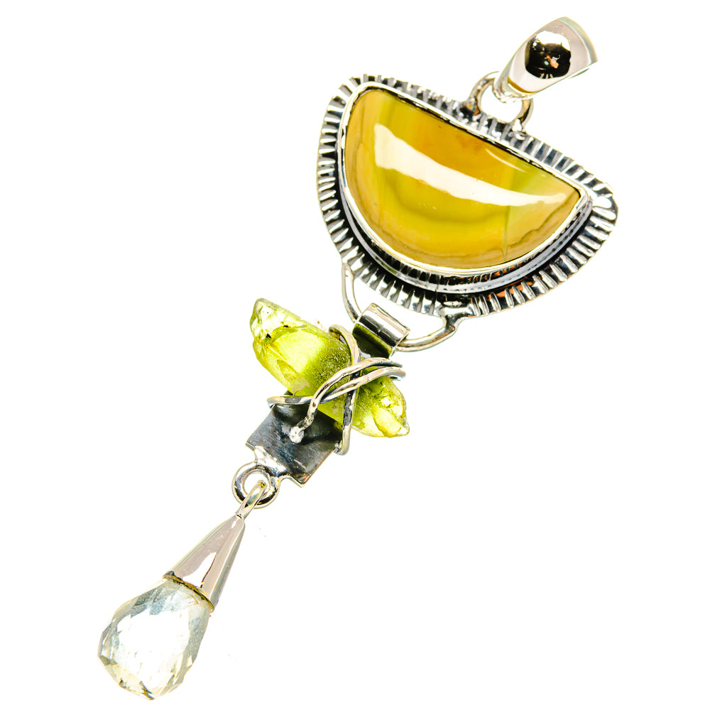 Willow Creek Jasper Pendants handcrafted by Anasilvercos - PD17881