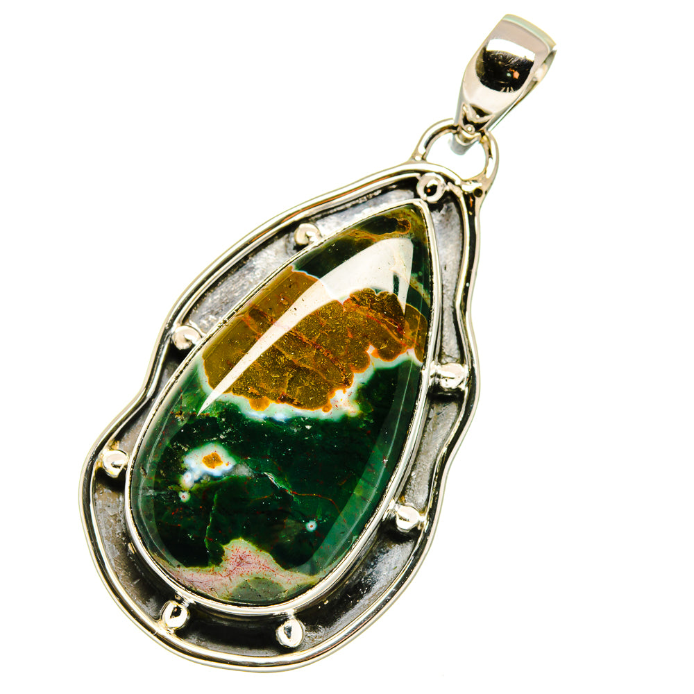 Ocean Jasper Pendants handcrafted by Anasilvercos - PD17886